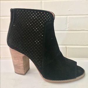 Lucky Brand Open Toe Booties